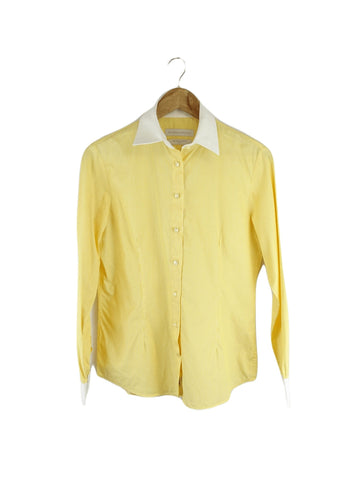 Rhodes & Beckett Yellow Stripe Button Down Shirt 10