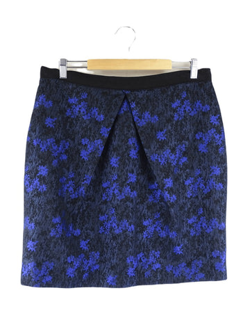 Jigsaw Black and Blue Mini Skirt 16