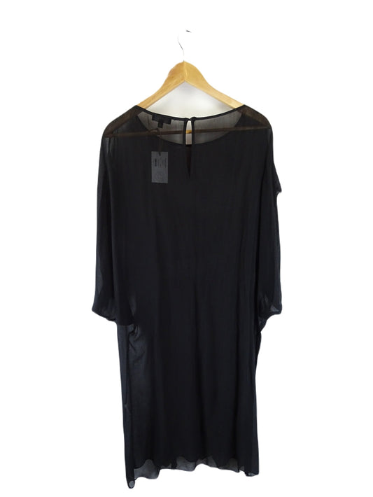 Howard Showers Black Sheer Dress 12