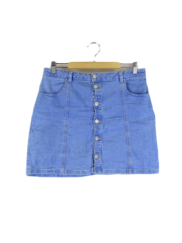 Forever New Blue Denim Skirt 12