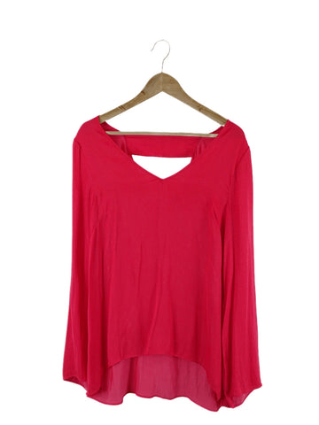 Luxe Deluxe Red Cut Out Top 12