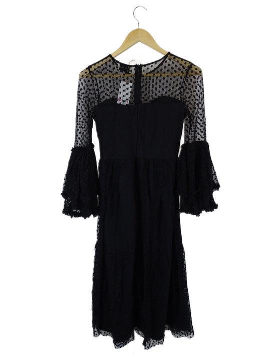 Lace & Beads Black Lace Dress 10