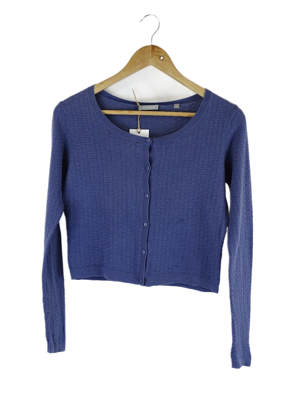 Jigsaw Blue Cardigan XS