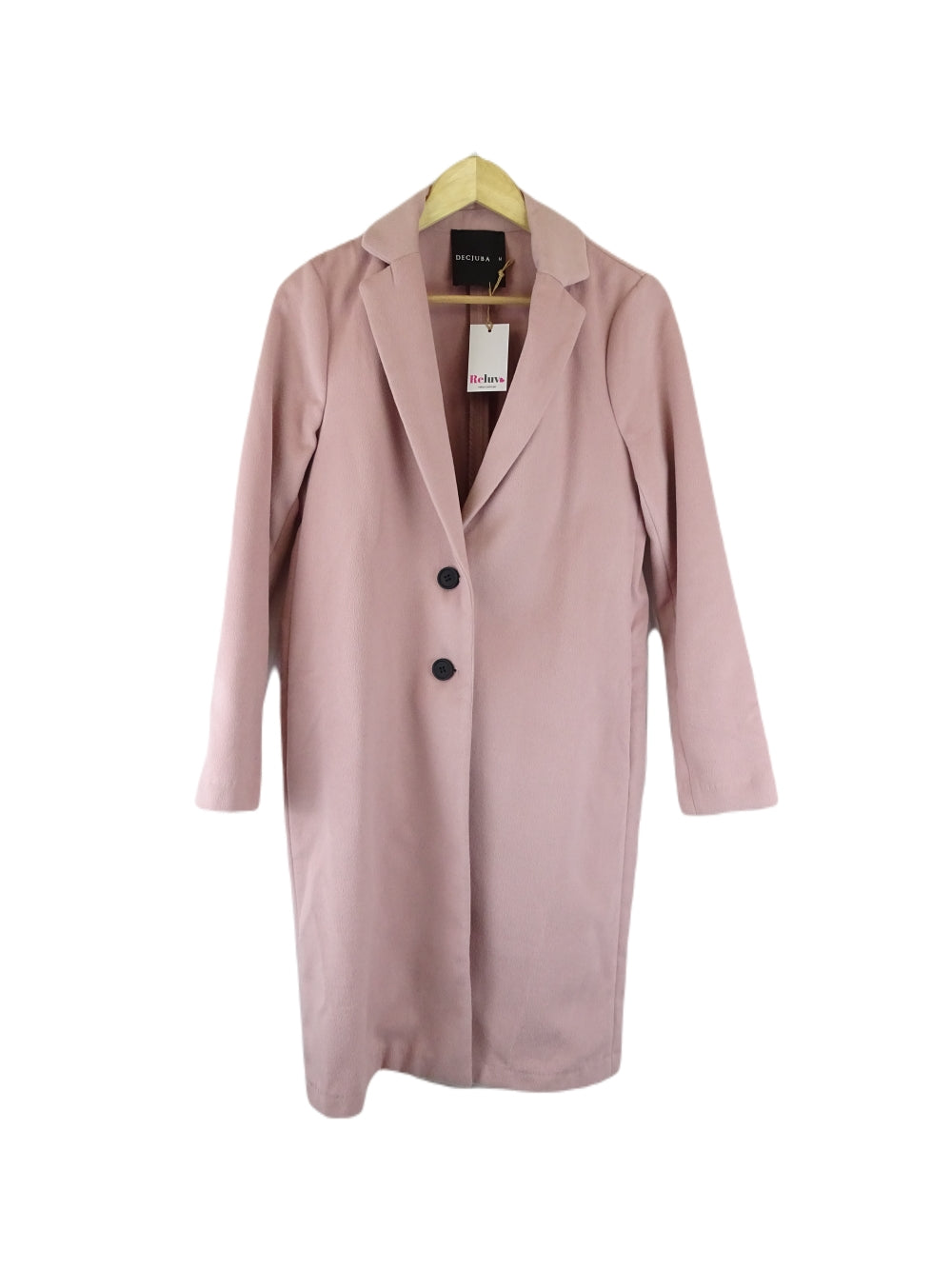 Decjuba Pink Cocoon Coat M