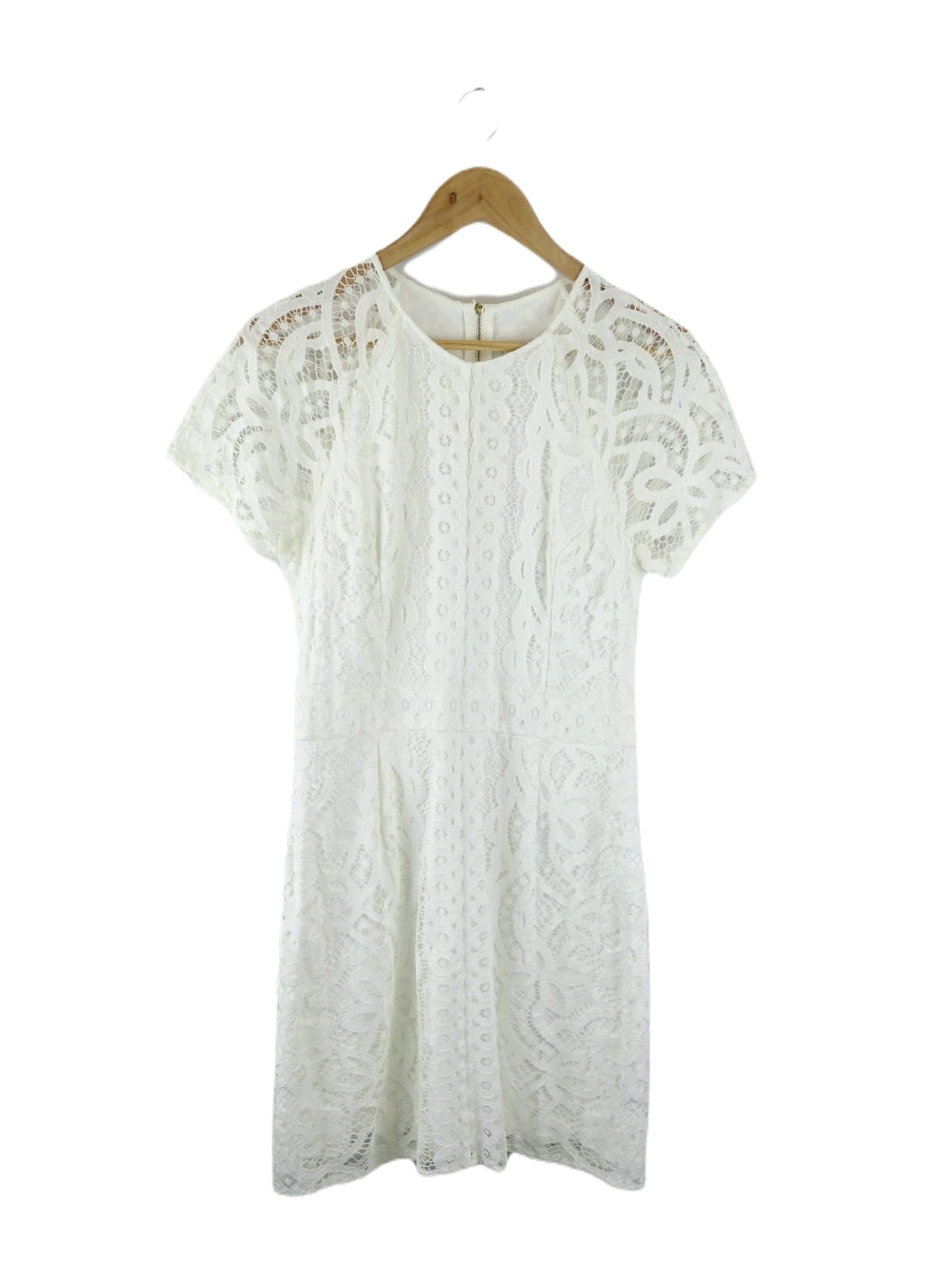 Forever New White Lace Mini Dress 12