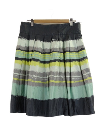 H&M Blue and Green Striped Skirt 12