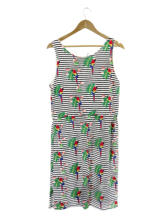 French Connection Black And White Dress with Parrots 14