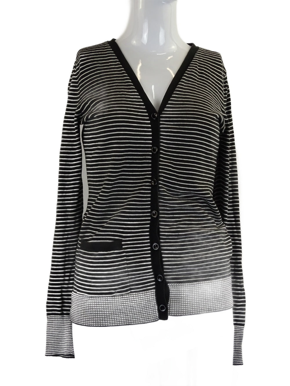 Portmans Black And White Cardigan M