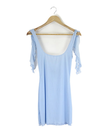 White Fox Blue Mini Dress S