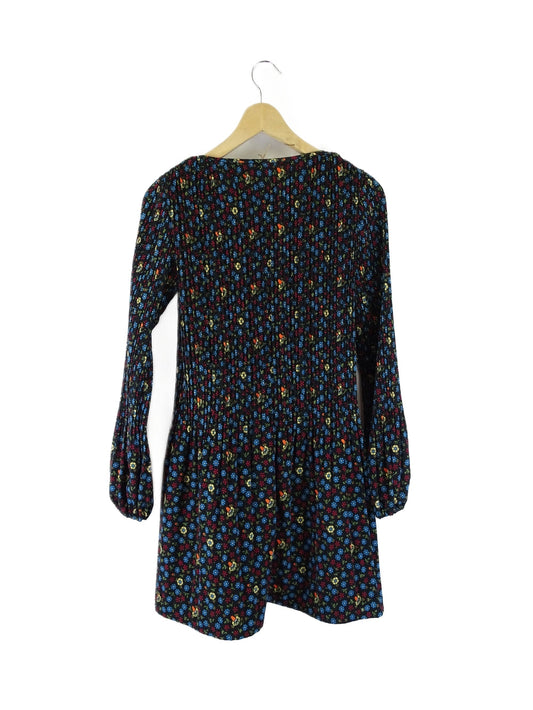 Maje Navy Floral Long Sleeve Dress M