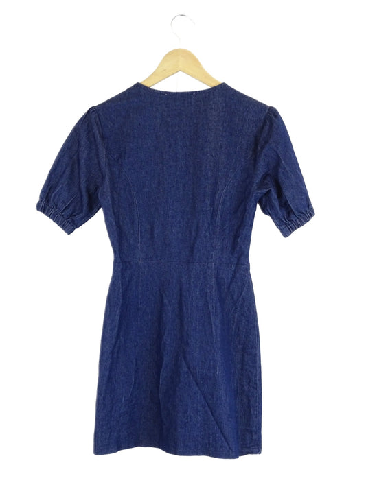 Atmos & Here Blue Denim Mini Dress 6