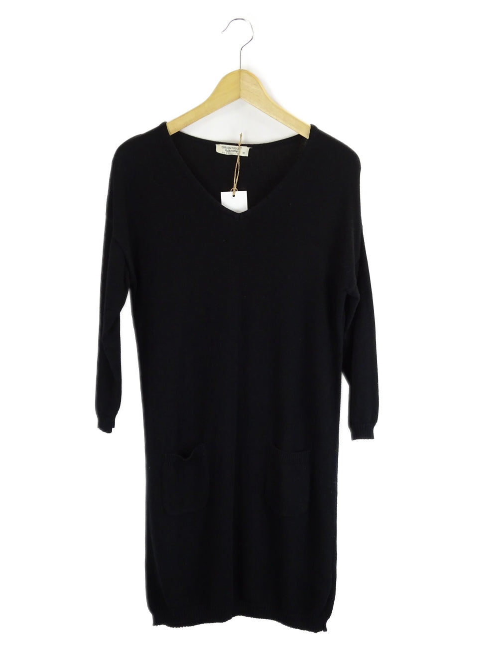 Orientique Black Long Sleeve Jumper Dress 10