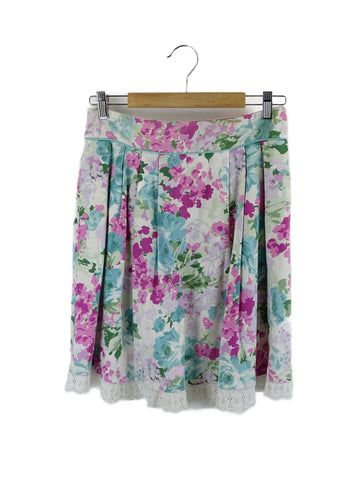 Review Blue and Pink Floral Skirt 10