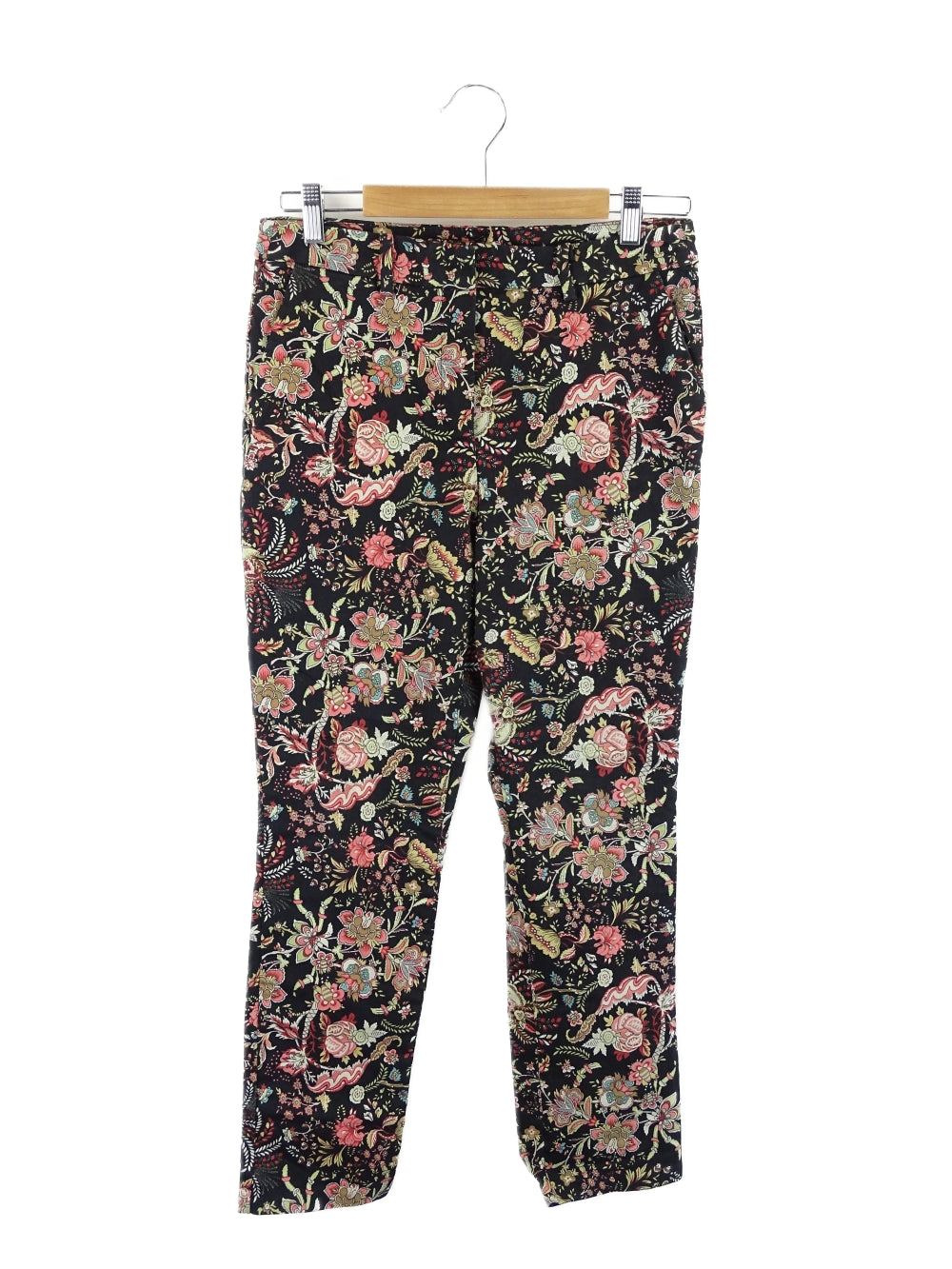 H&M Black Patterned Pants 8