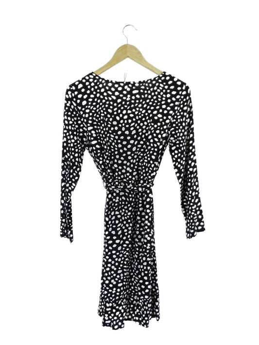 Grace & Co Black and White Polka Dot Dress 8