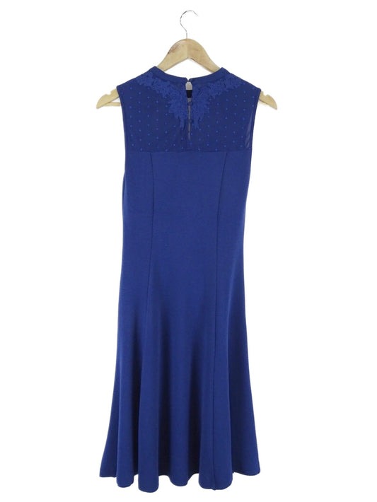 Review Blue Lace Midi Dress 6