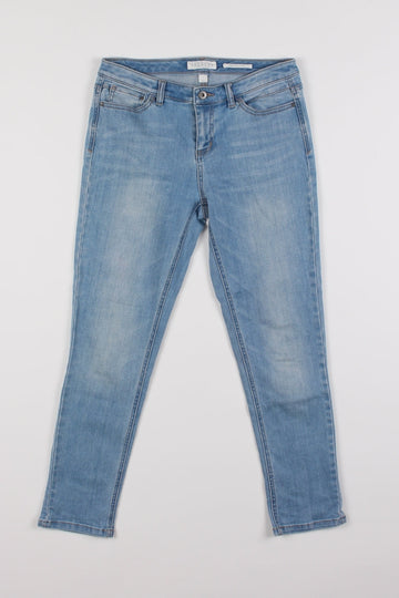 Trenery Blue Skinny Jeans AU 6