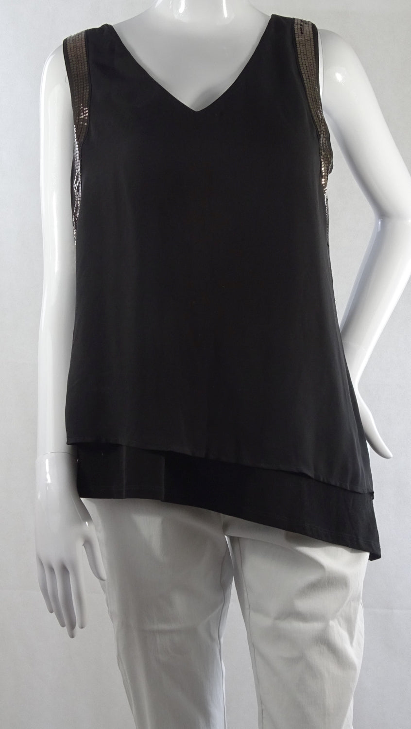 Chiffon Sleeveless Top S