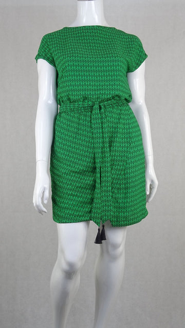 Shoulder Brand' Green Mini Dress M