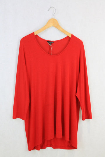 Rivett and Blair Red Long sleeve T-Shirt M