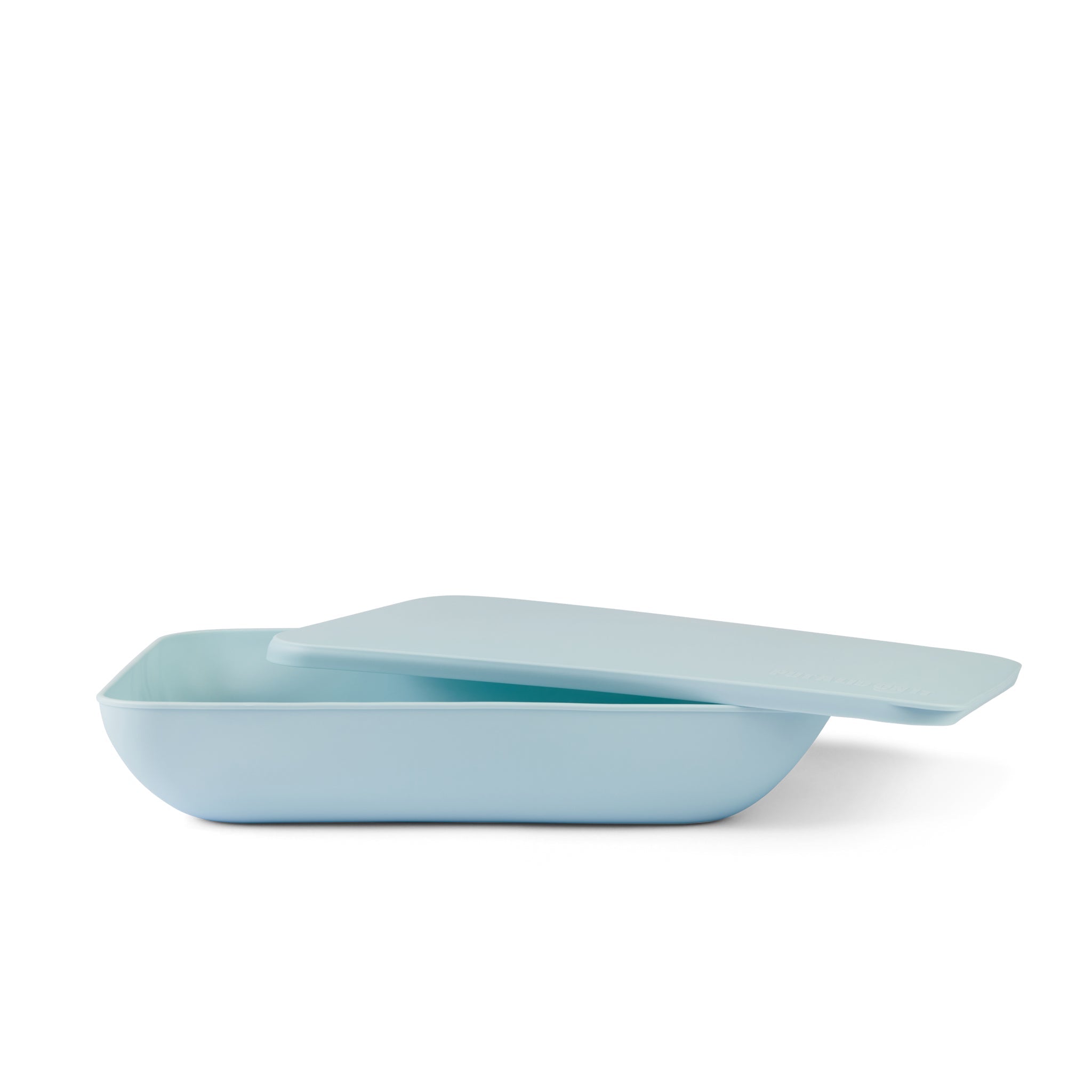 Serving platter with a lid — the rectangle