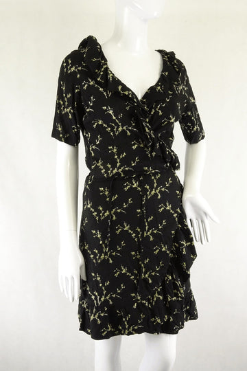 The People Vs Black Floral Dress S