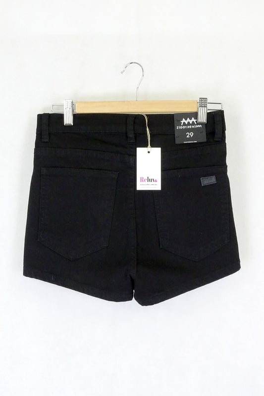 Ziggy Denim Black Shorts|27 (9AU)