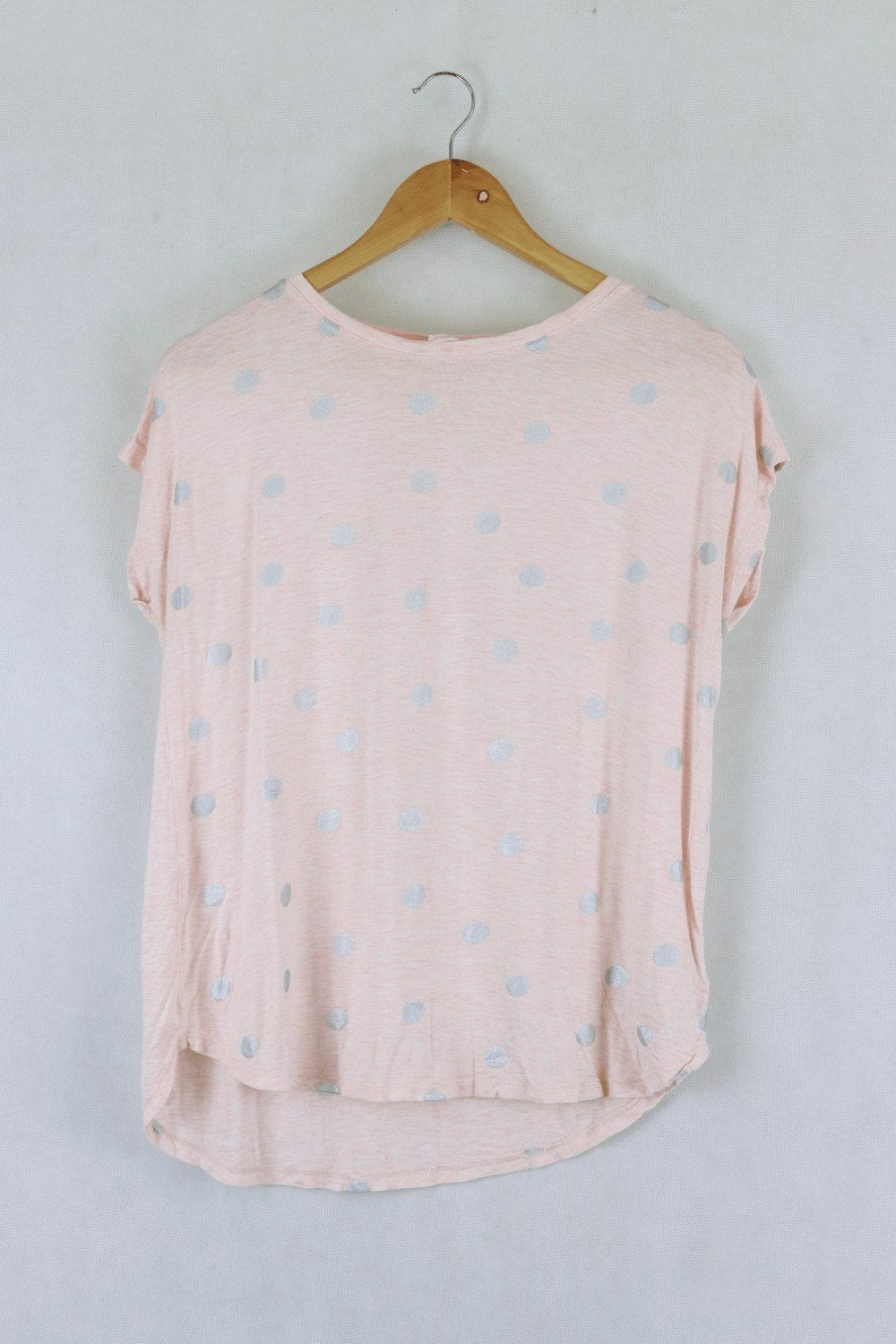 Just Jeans Pink Polka Dot T-Shirt Xs