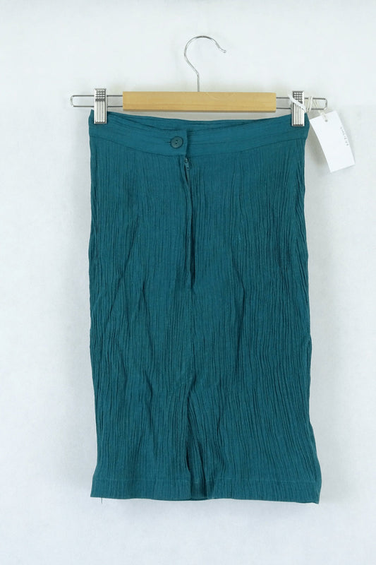 Cue Green Vintage Skirt 8