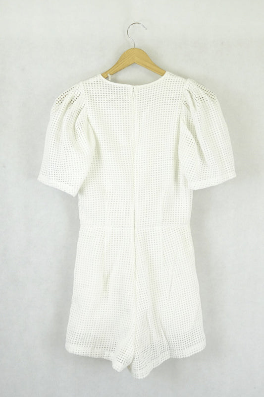 Casper + Pearl White Playsuit 4-6