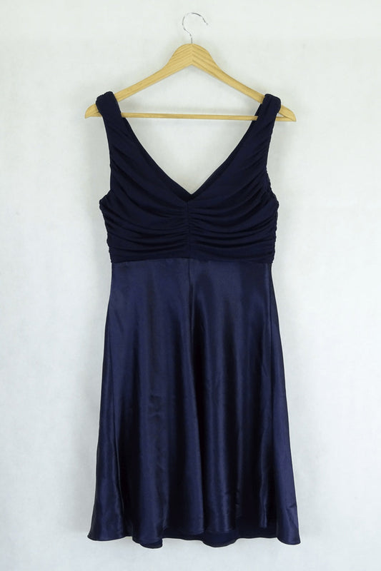 Laura K Navy Cocktail Dress 10