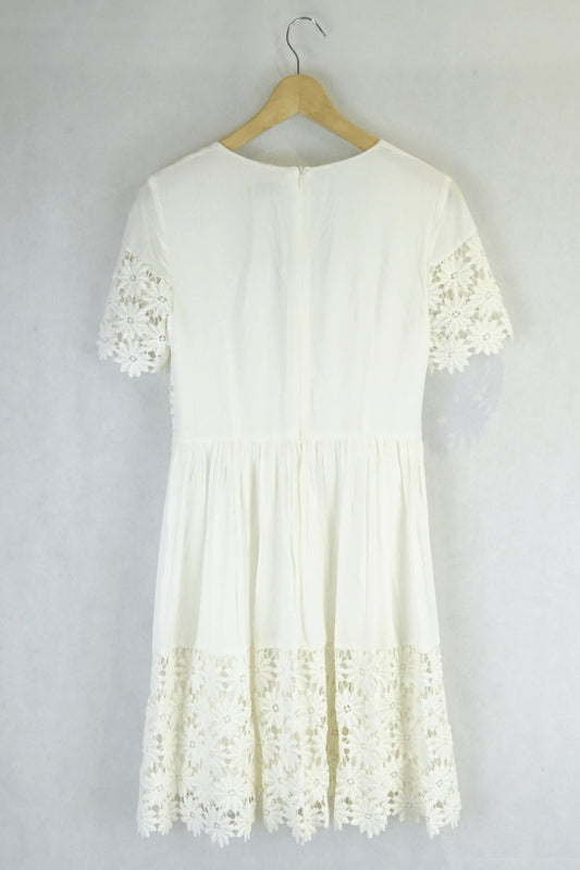 Marcs White Lace Dress 8