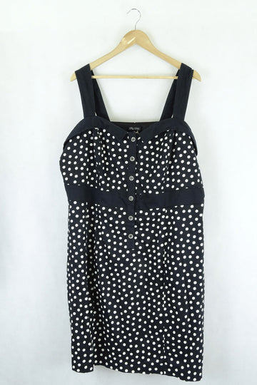 City Chic Polka Dot Dress XL