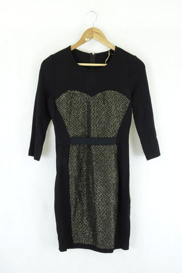 Tokito Black and Gold Dress 10