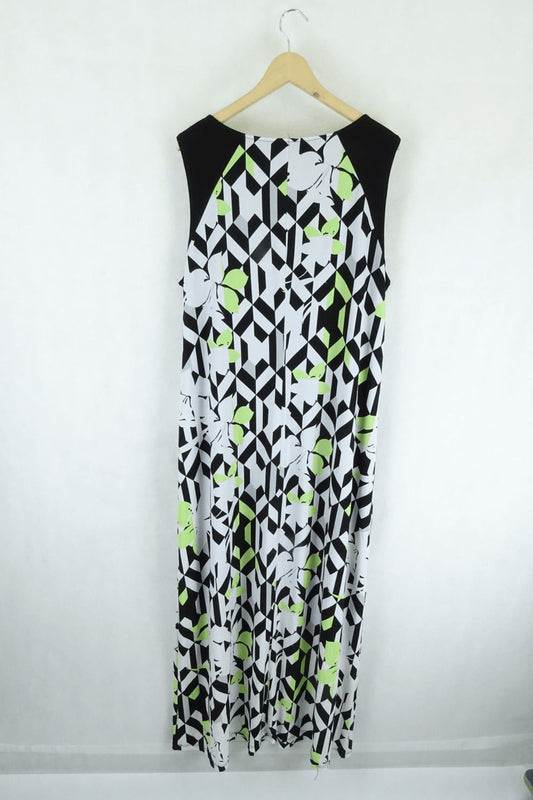 W Lane Black And White Dress XL