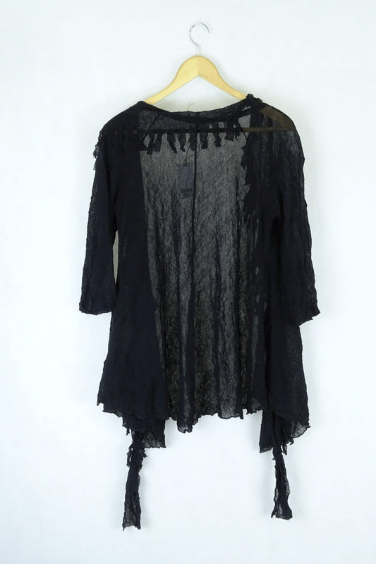 Sanci Black Cardigan M