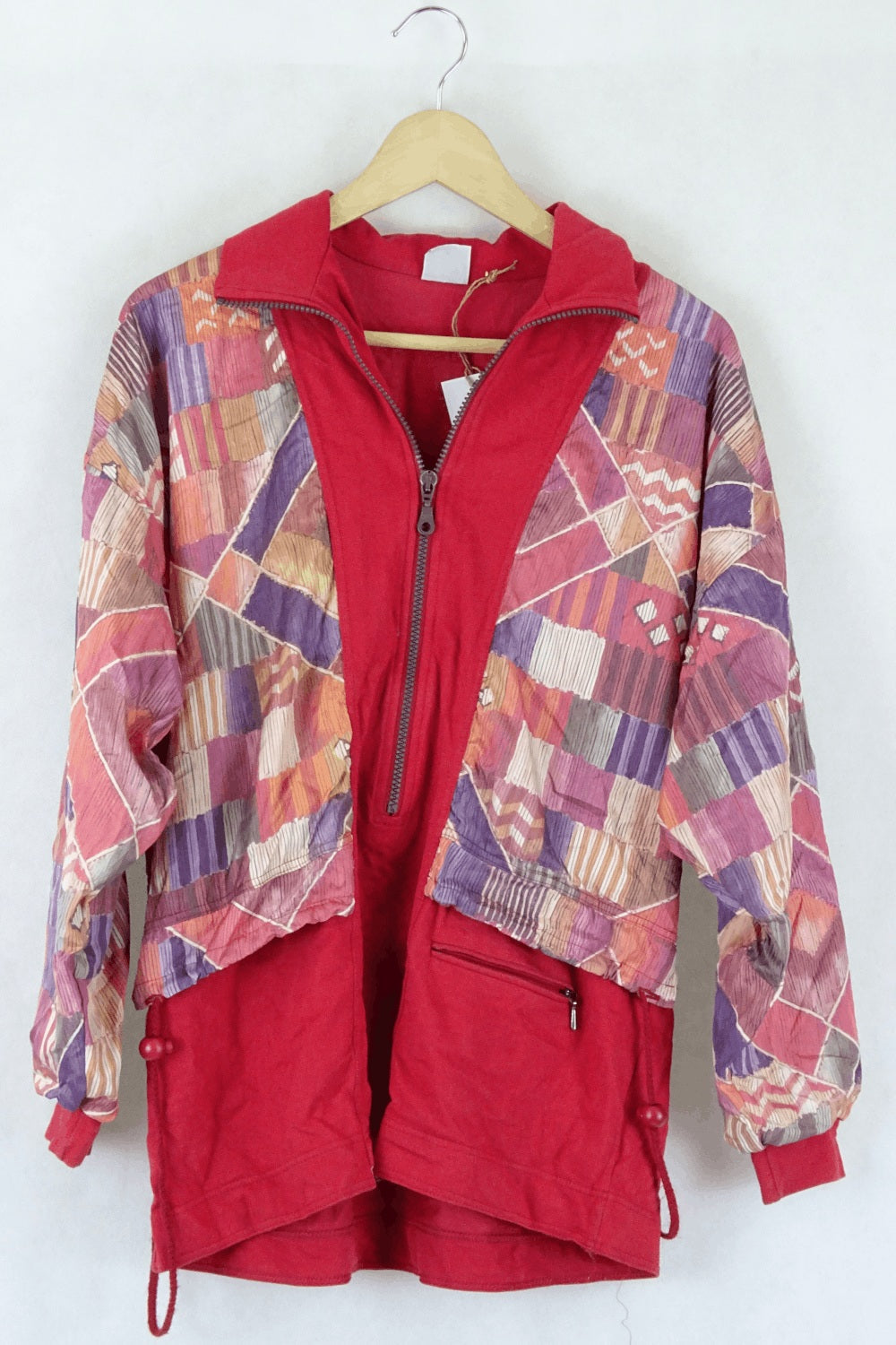 Schneider Red Colourful Jacket 38