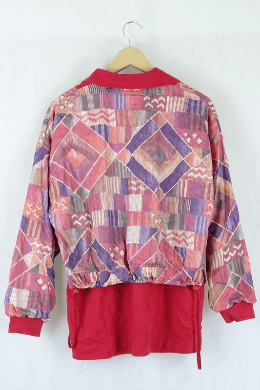 Schneider Red Colourful Jacket 38