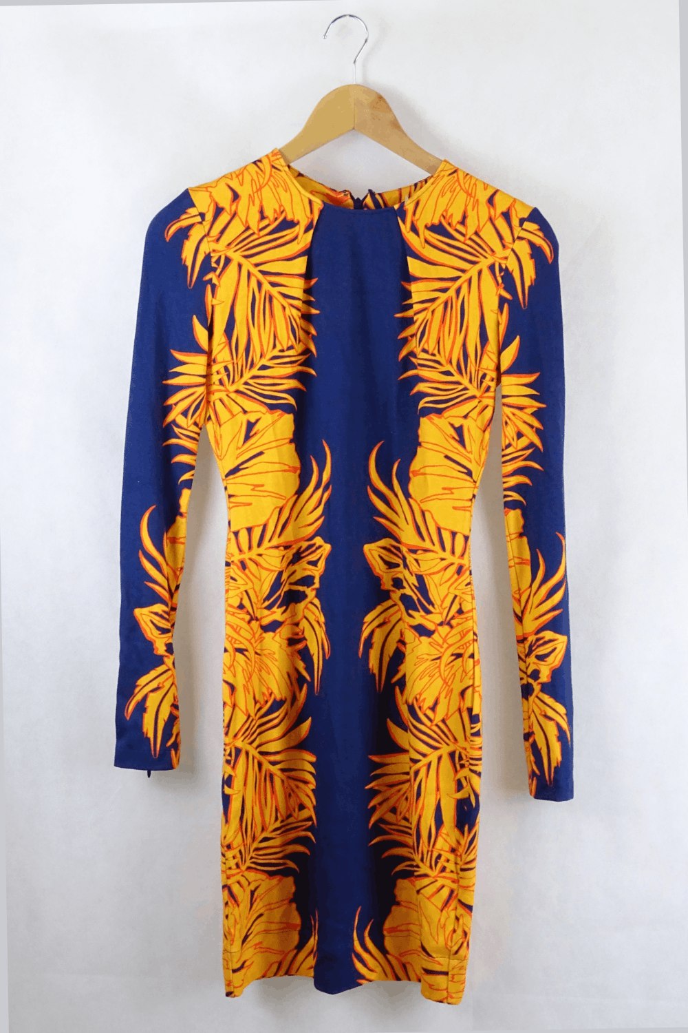 Matthew Williamson Navy & Orange Dress 6