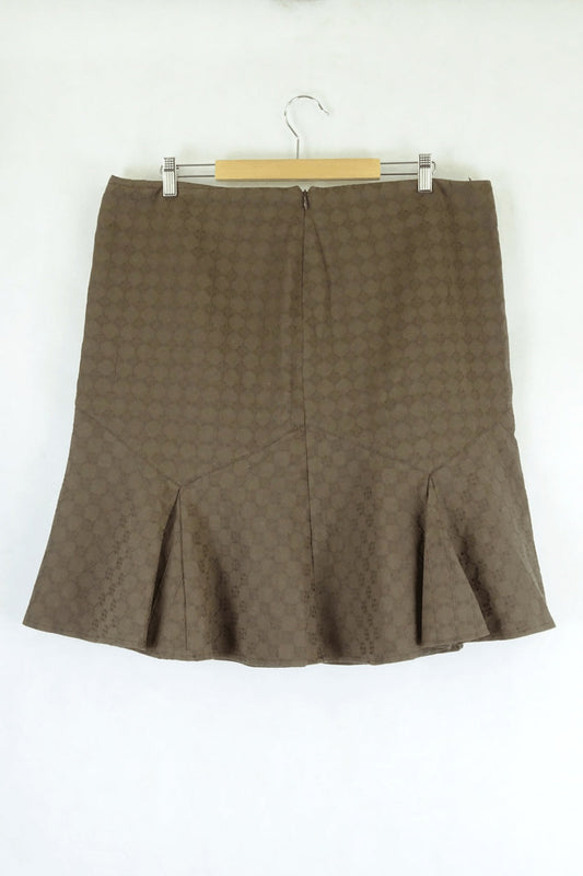 Jacquie E Brown Skirt 18