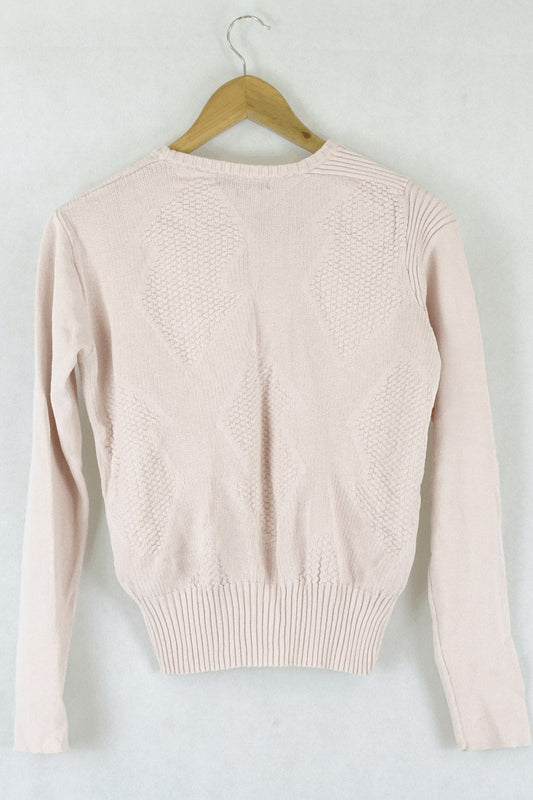 Manning Cartel Pink Knit Jumper S