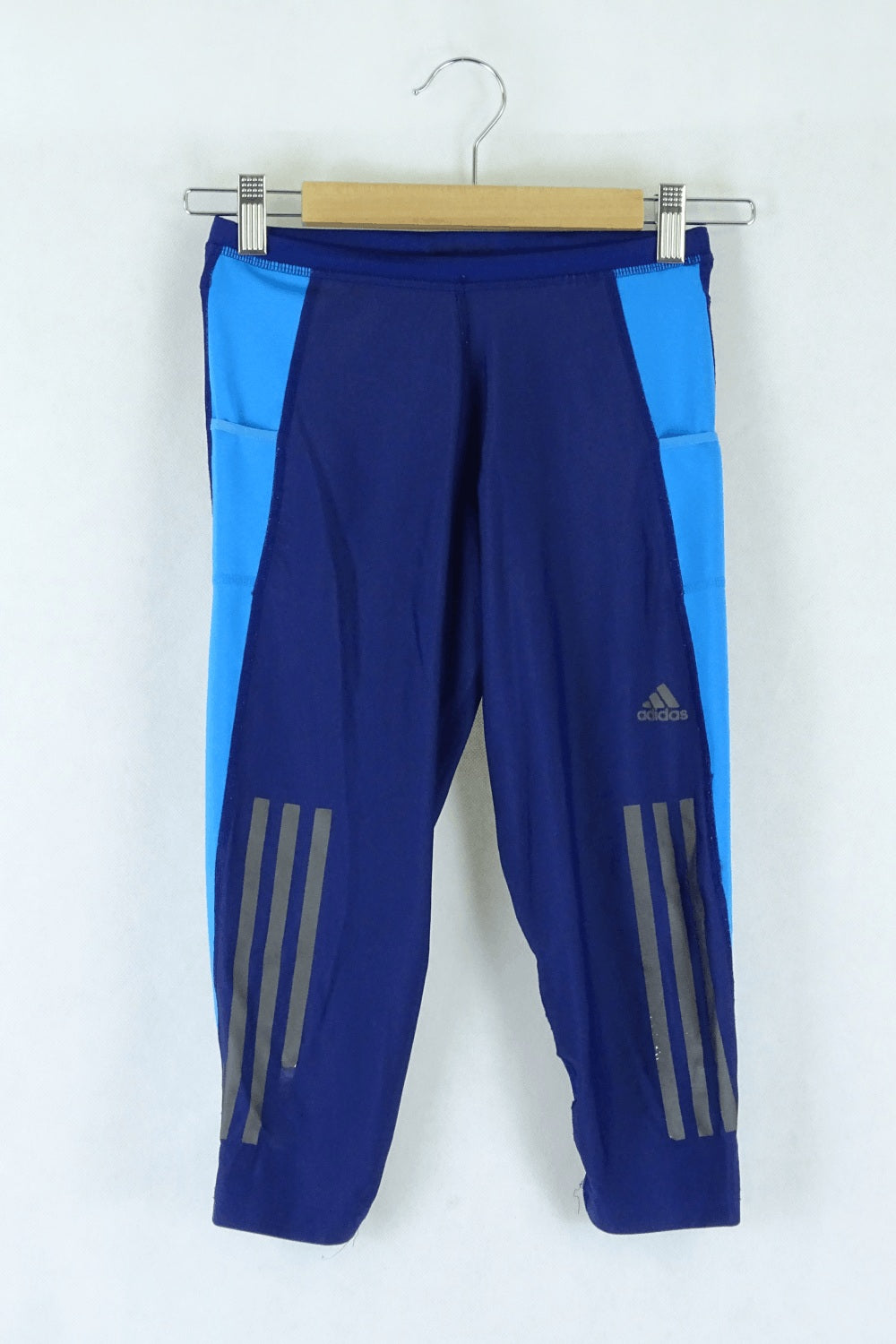 Adidas 7/8 Blue Tights XS