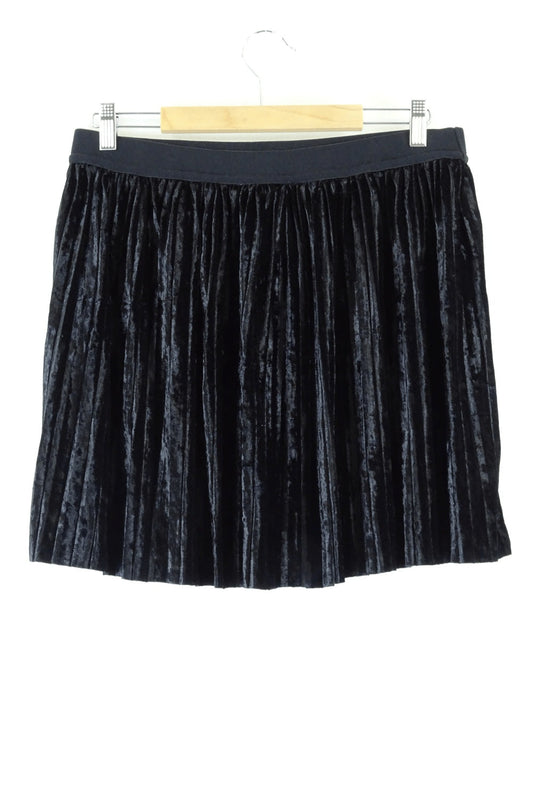 Atmos & Here Black Velvet Skirt 14