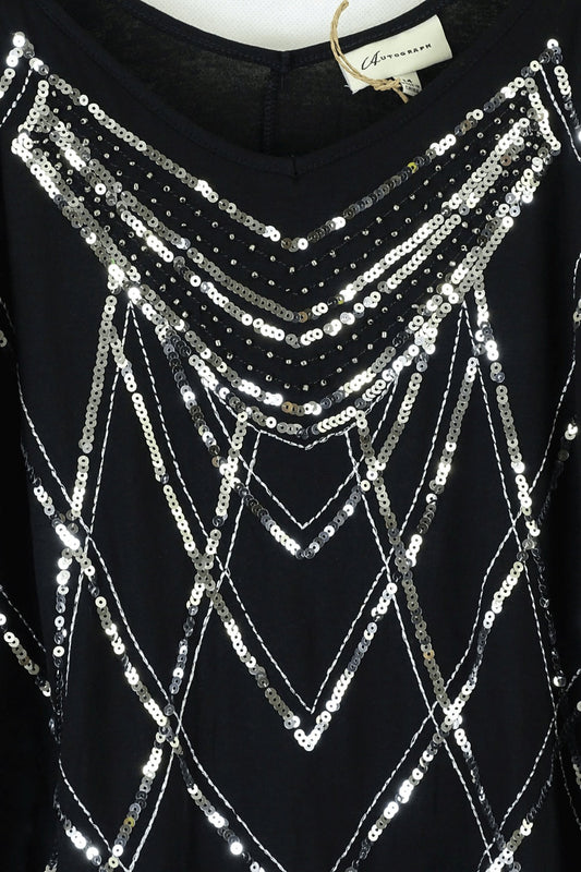 Autograph Black Sequin Singlet Top 14