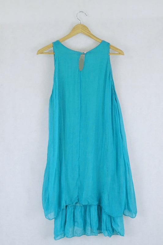 Made In Italy Green Shift Dress