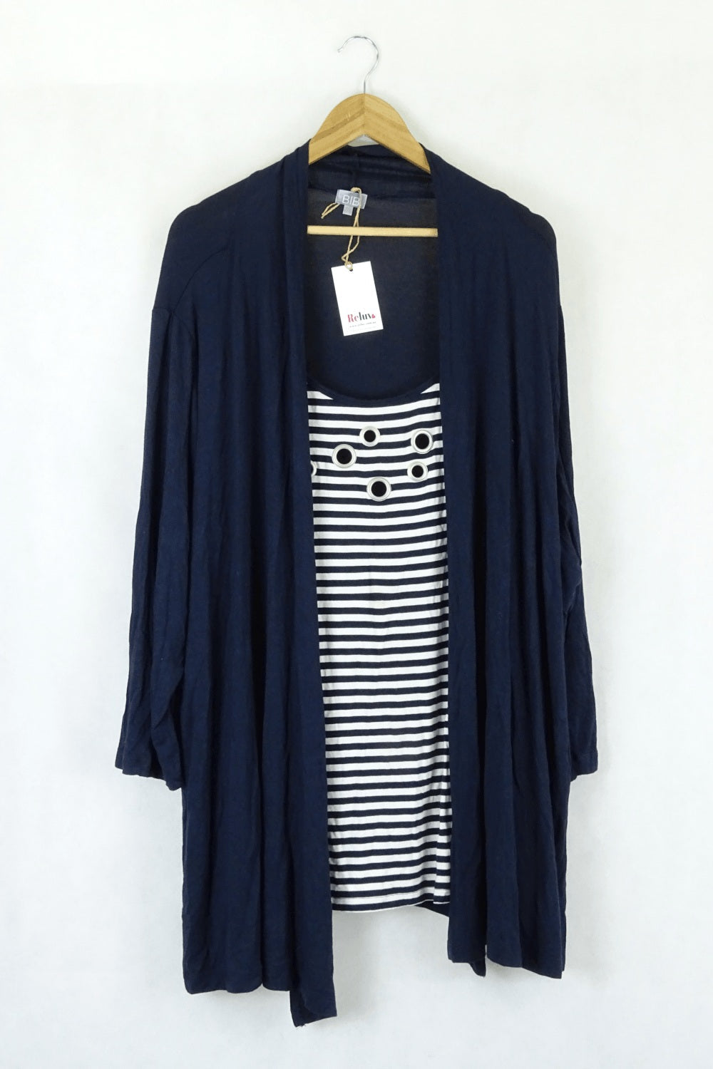 Bib Navy And White Top XL