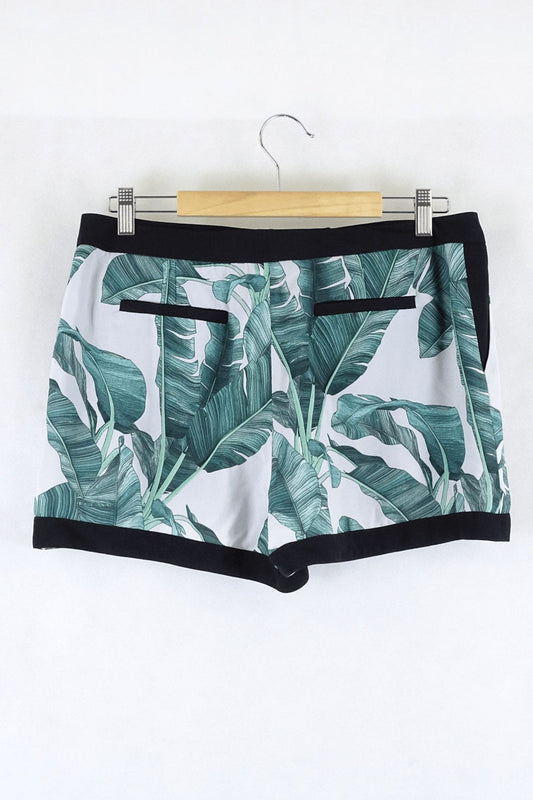 Milk & Honey White And Green Shorts 12