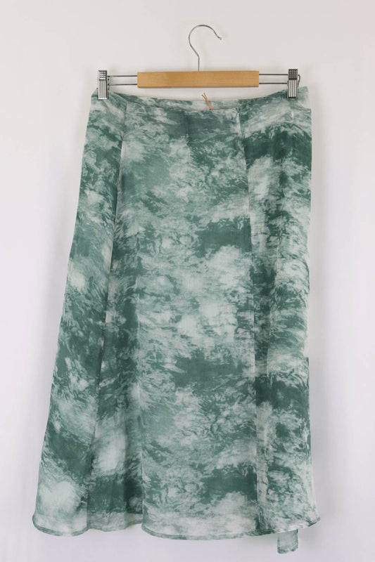 Atmos & Here Tie Dye Blue Skirt 10