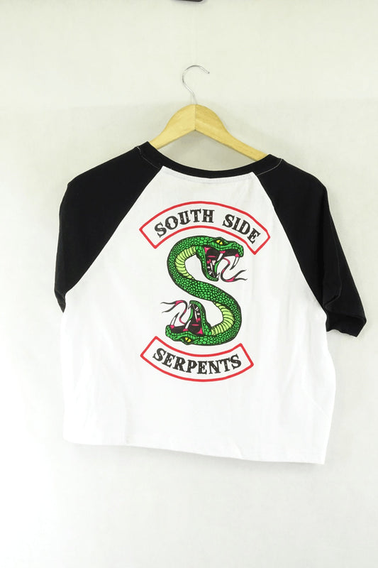 Riversdale Long Sleeve Top With Logo White XL