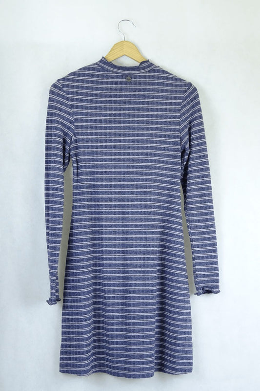 All About Eve Blue Long Sleeve Dress 8